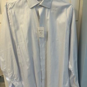 NWT Saks Fifth Avenue men’s dress shirt. Size 16 - 34/35 slim fit